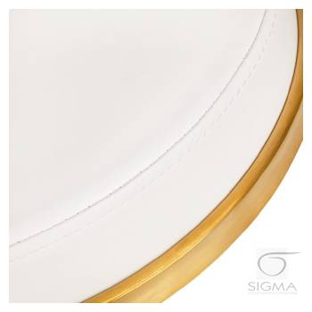 Taboret kosmetyczny H4 złoto biały