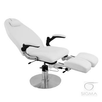 Fotel podologiczny hydrauliczny Azzurro 713A biały