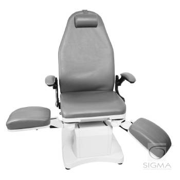 Fotel podologiczny Azzurro 709A 3 siln. szary