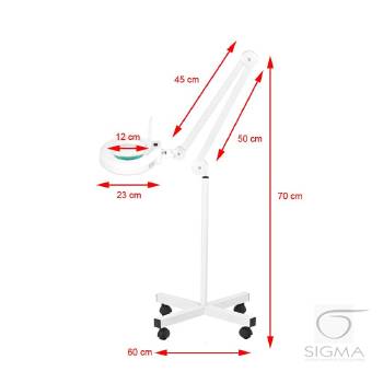 Lampa lupa LED S4 + statyw