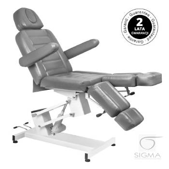 Fotel kosmetyczny Azzurro 706 pedi 1 siln. szary
