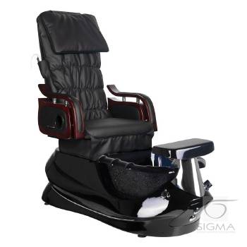 Fotel pedicure SPA AS-261 czarny z funkcją masażu