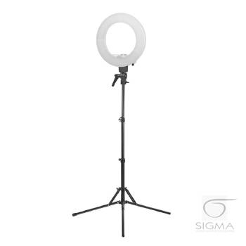 Lampa Light Ring 12" 35W LED biała + statyw