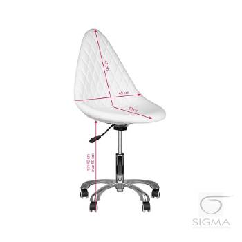 Taboret kosmetyczny 265 biały