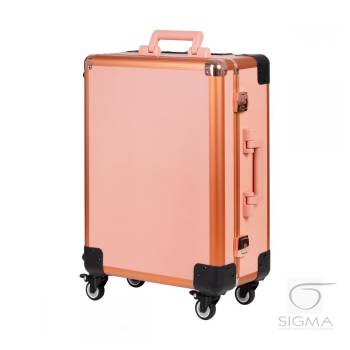 Kufer przenośne stanowisko T-27 różowe złoto
