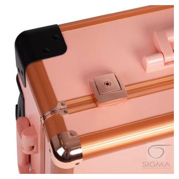 Kufer przenośne stanowisko T-27 różowe złoto