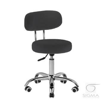 Taboret kosmetyczny do pedicure A-007 czarny