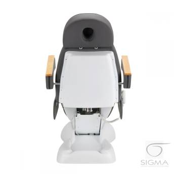 Fotel kosmetyczny Lux 273B 3 silniki szary