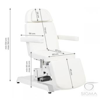 Fotel Expert W-12D 2 silniki biały