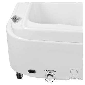 Brodzik do pedicure z hydromasażem Azzurro A023