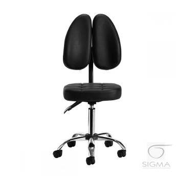 Taboret kosmetyczny H14 czarny