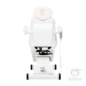 Fotel kosmetyczny Azzurro 873 obrotowy,biały