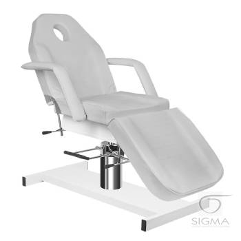 Fotel kosmetyczny hyd. A 210 szary