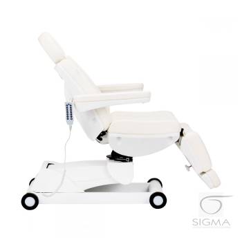 Fotel kosmetyczny Azzurro 873 obrotowy,biały