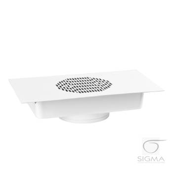 Biurko 2027 ZP białe, dwie szafki