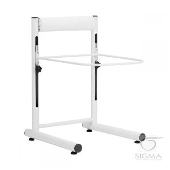 Brodzik do pedicure z regulowaną wysokością biały