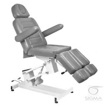 Fotel kosmetyczny Azzurro 706 pedi 1 siln. szary