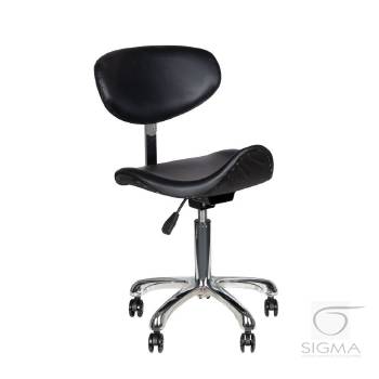 Taboret kosmetyczny 1637 czarny