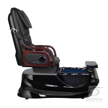 Fotel pedicure SPA AS-261 czarny z funkcją masażu