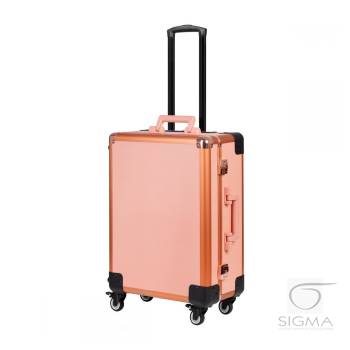 Kufer przenośne stanowisko T-27 różowe złoto