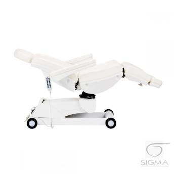 Fotel kosmetyczny Azzurro 873 obrotowy,biały