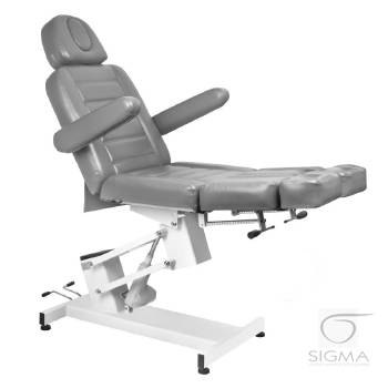 Fotel kosmetyczny Azzurro 706 pedi 1 siln. szary