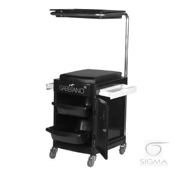 Pomocnik-taboret do pedicure 23 plus czarny