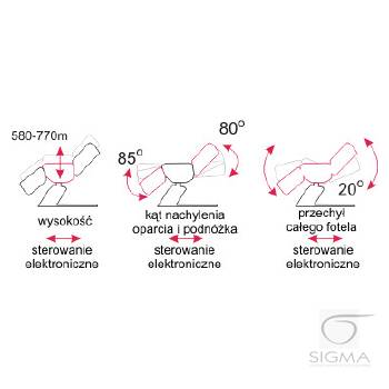 Fotel do pedicure sterowany elektrycznie FE602 BIS