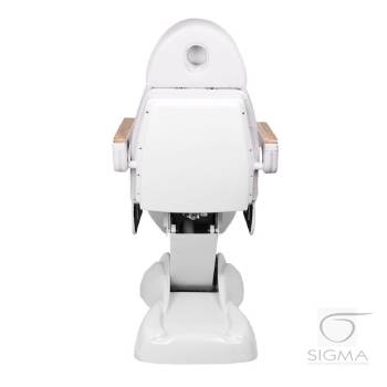 Fotel kosmetyczny Lux 273B 3 silniki biały