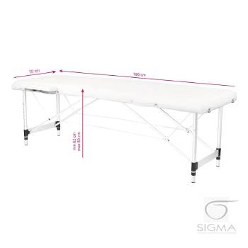 Stół składany do masażu Activ Fizjo 2 white