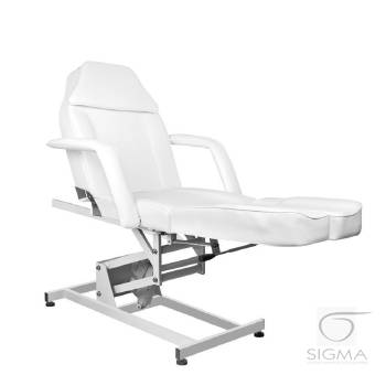 Fotel kosmetyczny Azzurro 673AS pedi 1 siln. biały