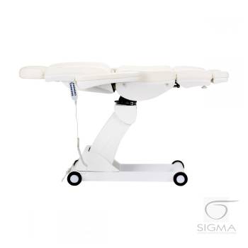 Fotel kosmetyczny Azzurro 873 obrotowy,biały