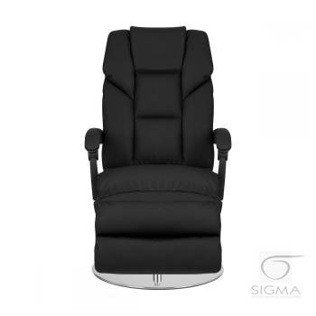 Fotel zabiegowy Eva czarny