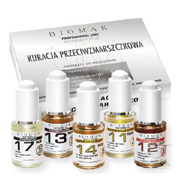 Biomak kuracja przeciwzmarszczkowa 5x15ml