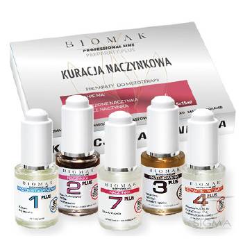 Biomak kuracja dla cery naczynkowej 5x15ml