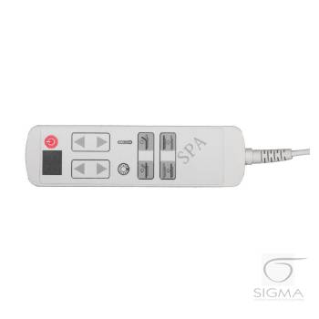 Leżanka kosmetyczna Azzurro 815B świecąca White