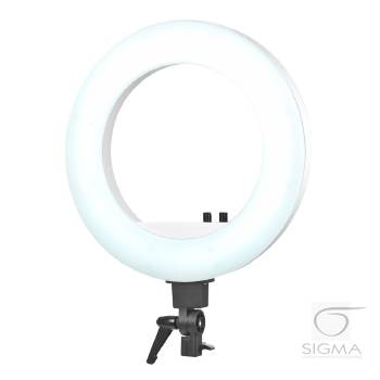 Lampa Light Ring 18" 48W LED biała + statyw