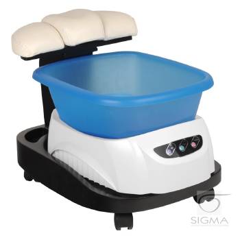 Brodzik Azzurro z masażerem i wózkiem