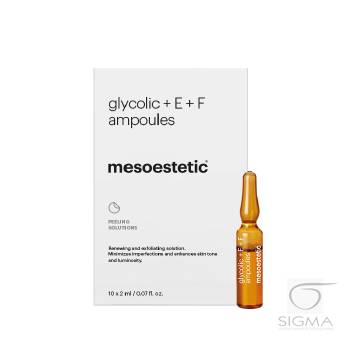 Mesoestetic ampułki Glycolic+E+F 10x2ml