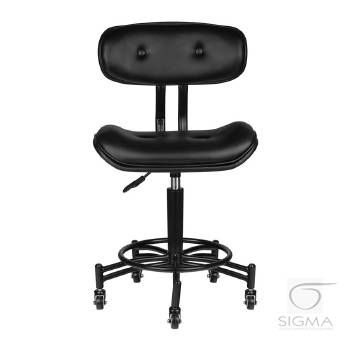 Gabbiano taboret Florencja czarny