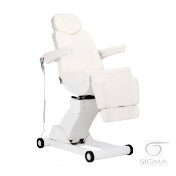 Fotel kosmetyczny Azzurro 873 obrotowy,biały