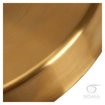 Taboret kosmetyczny / fryzjerski złoty AM-863