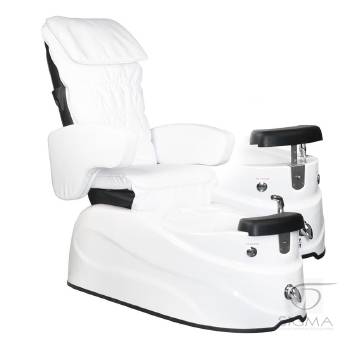 Fotel pedicure SPA AS-122 biały z funkcją masażu