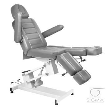 Fotel kosmetyczny Azzurro 706 pedi 1 siln. szary