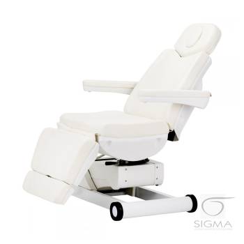 Fotel kosmetyczny Azzurro 873 obrotowy,biały