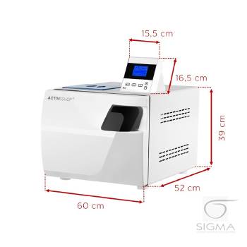 Lafomed autoklaw LFSS12AC z drukarką 12L kl.B