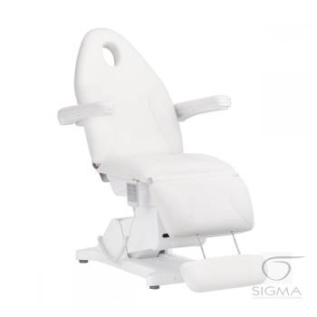 Fotel kosmetyczny Sillon Basic 3 siln. biały