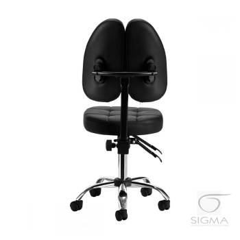 Taboret kosmetyczny H14 czarny