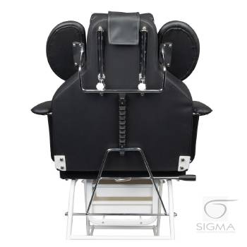 Fotel zabiegowy do rzęs Ivette czarny