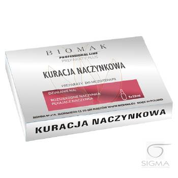 Biomak kuracja dla cery naczynkowej 5x15ml